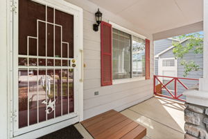 Covered front porch