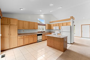 Kitchen with island