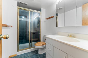 Basement bathroom