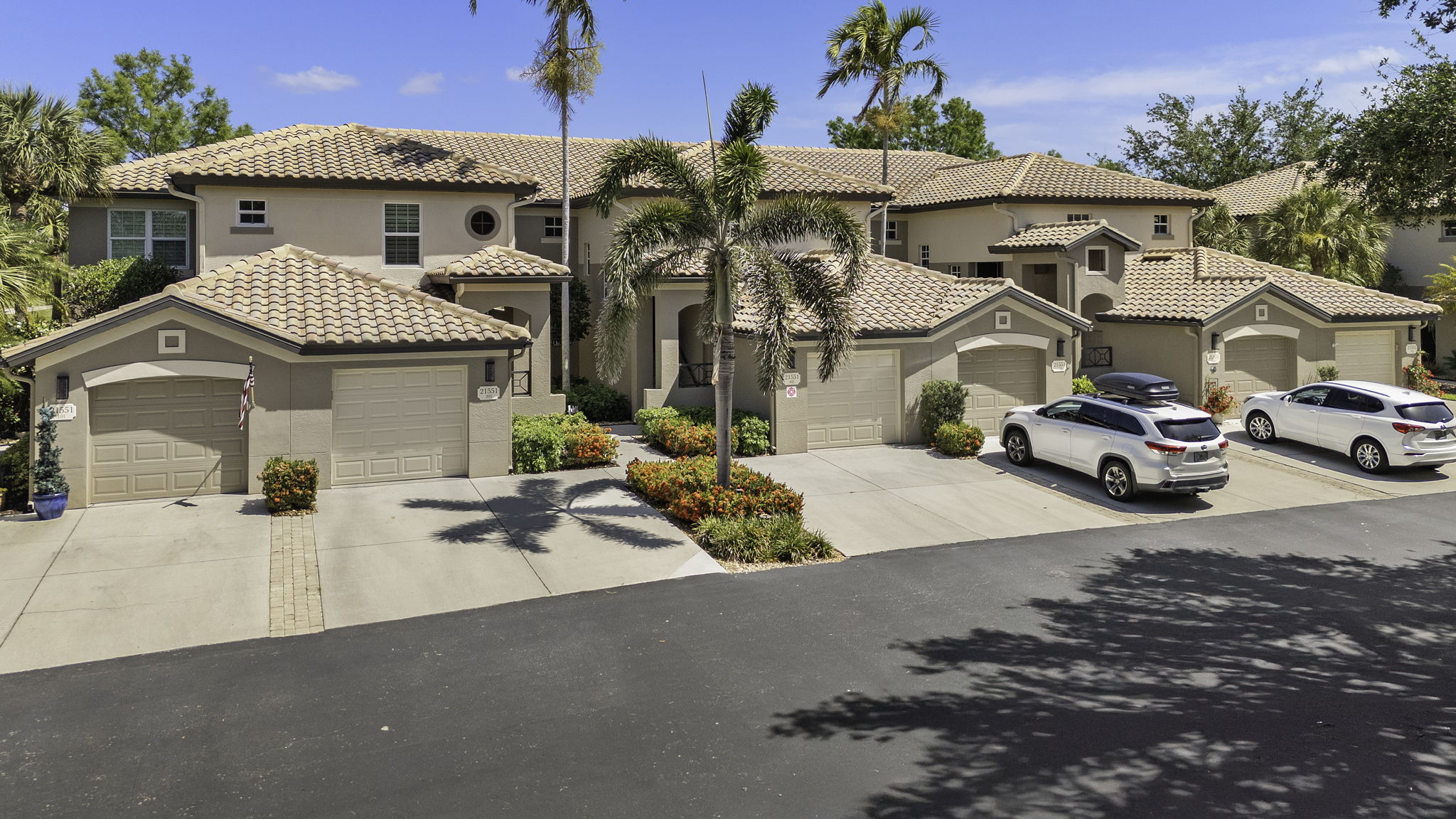 Aerial Front Exterior