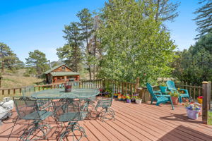 From sunrise coffee to sunset appetizers, his deck was made for slowing down