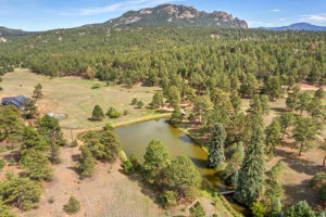 Community fishing pond stocked with trout