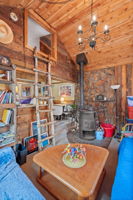 Loft area for additional sleeping area