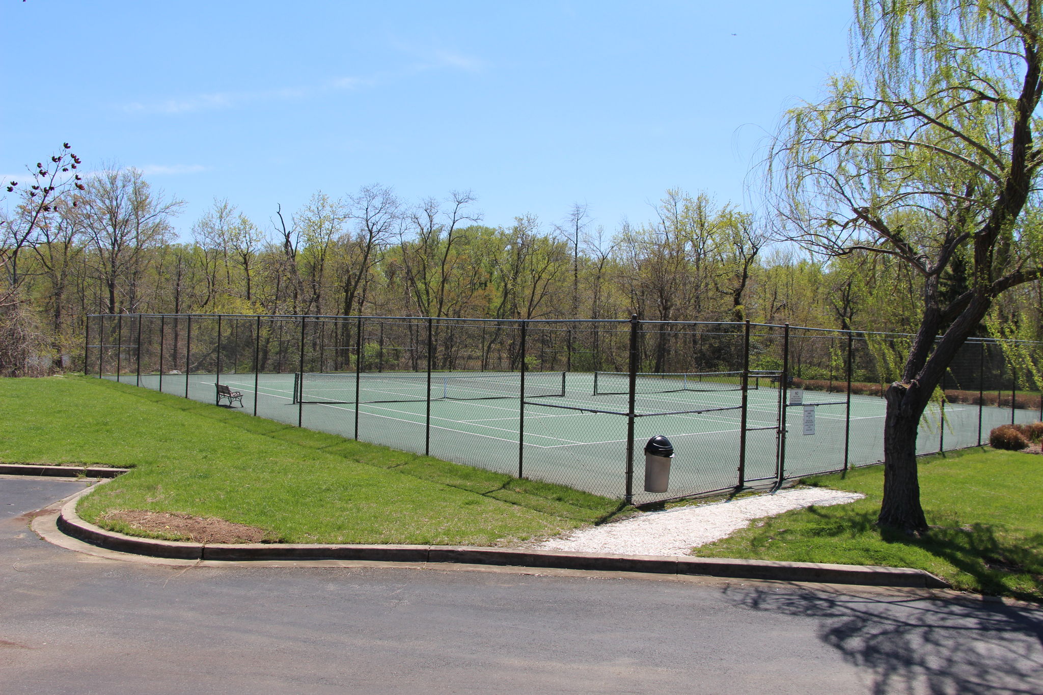 1 of 2 Tennis/Pickle Ball Court