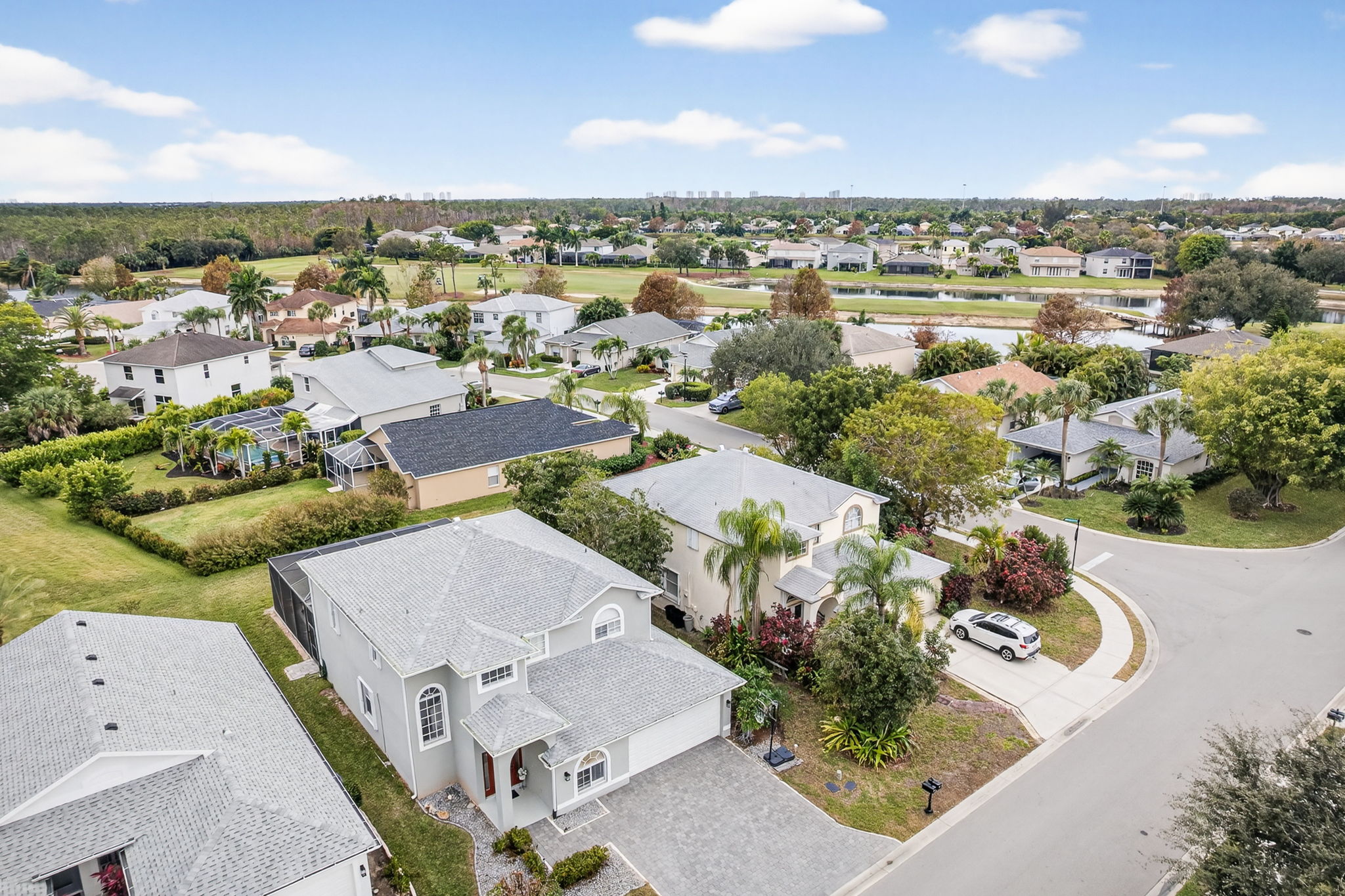 Aerial Front Exterior 2