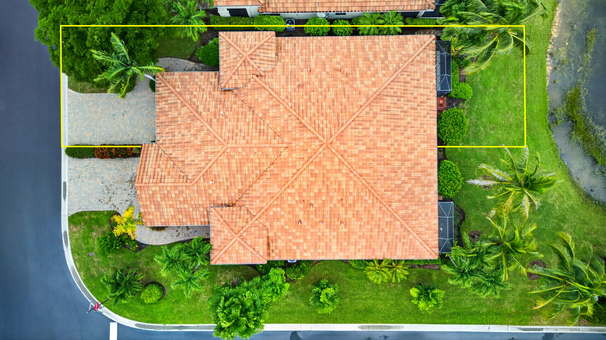 Aerial Overview - lot line