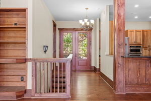 Front doors from living space