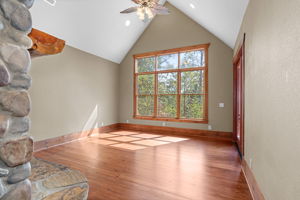 Master bedroom south windows