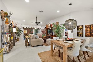 Dining and Living Rooms