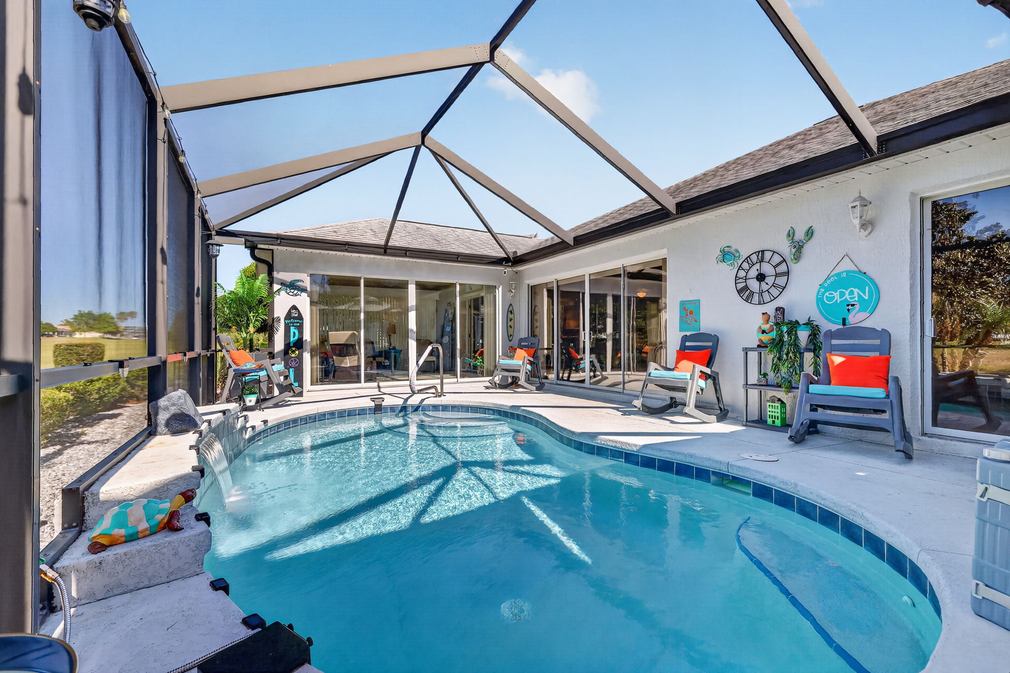 Swimming Pool with Golf Front Views