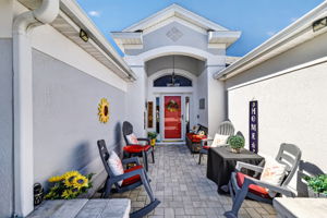 Front Paver Patio and Entry