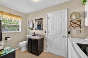 Half Bathroom and Interior Laundry