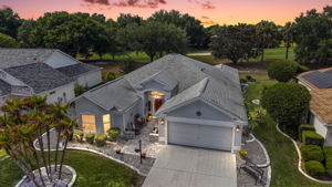 Twilight Front Elevation