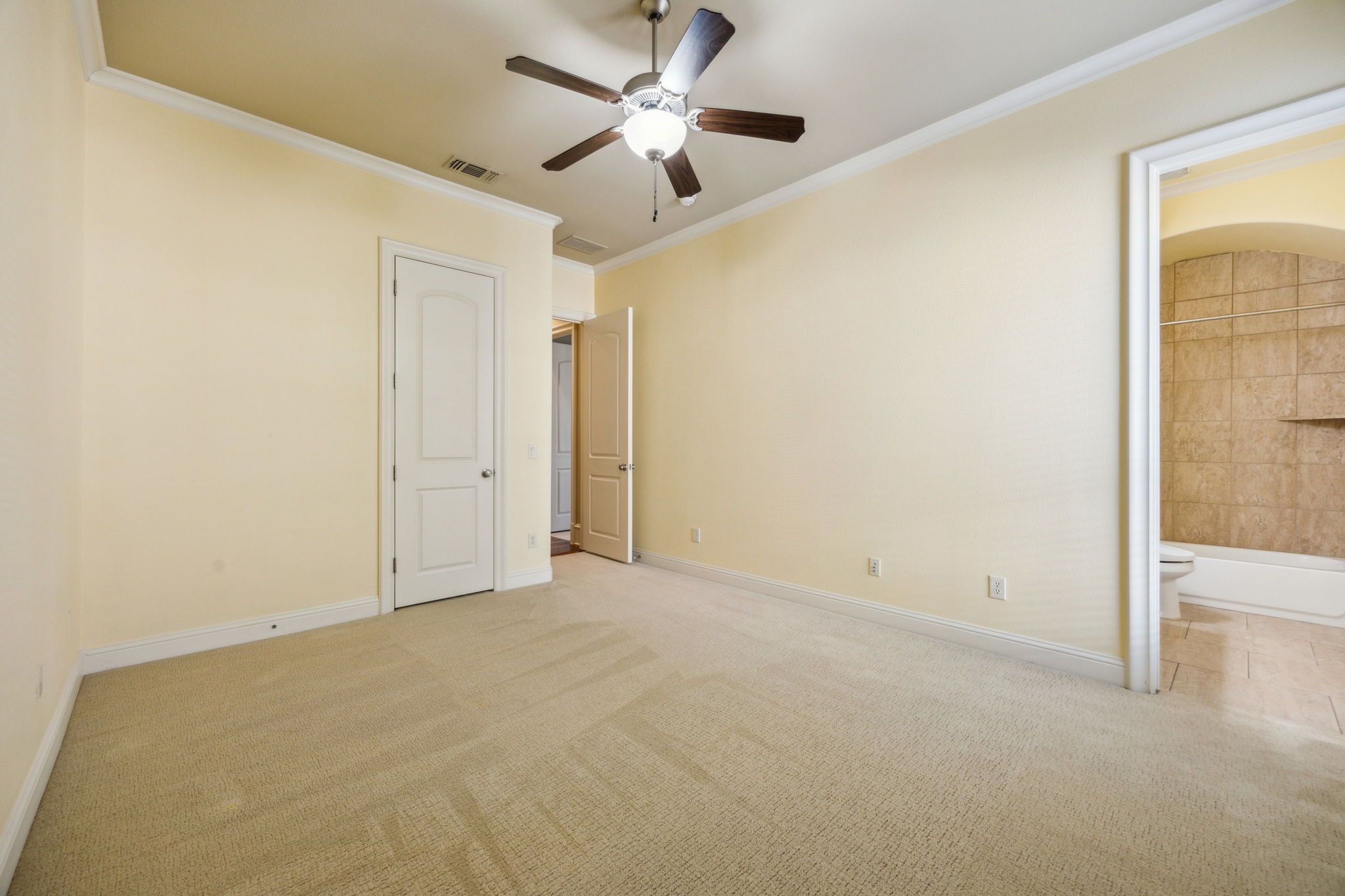 Guest bedroom alt view ft. en-suite bath