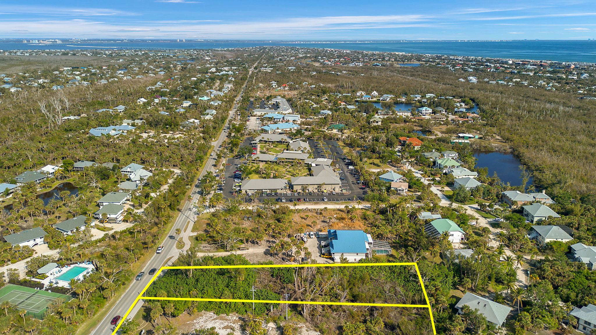 Aerial View 2 -Lot Lines