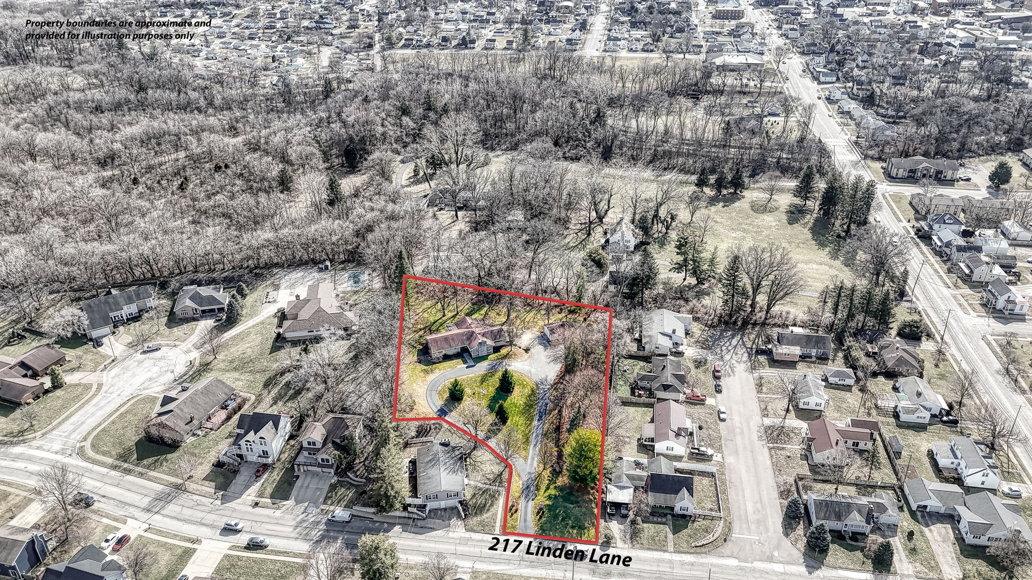 217 Linden Lane Property Outline 2