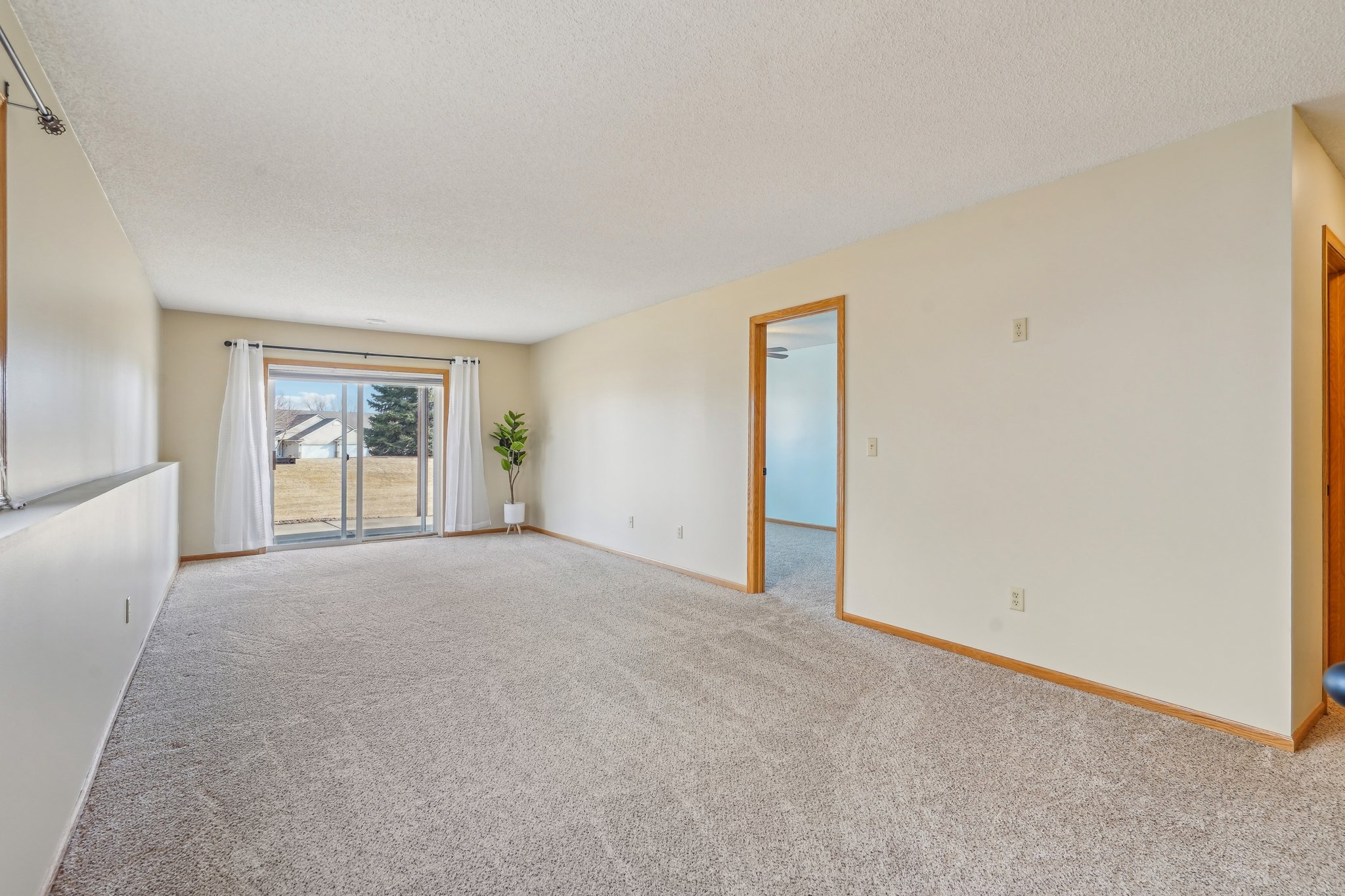 Walk out lower level Family Room.