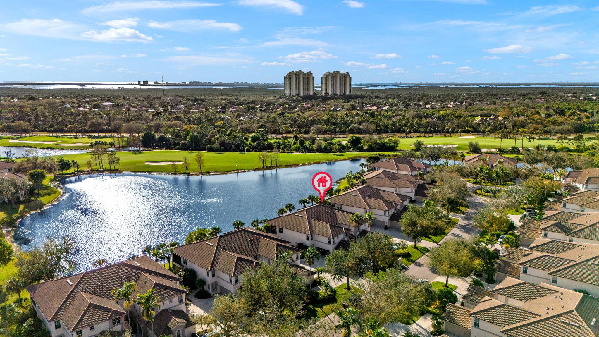 Aerial Front Exterior 4 - marker