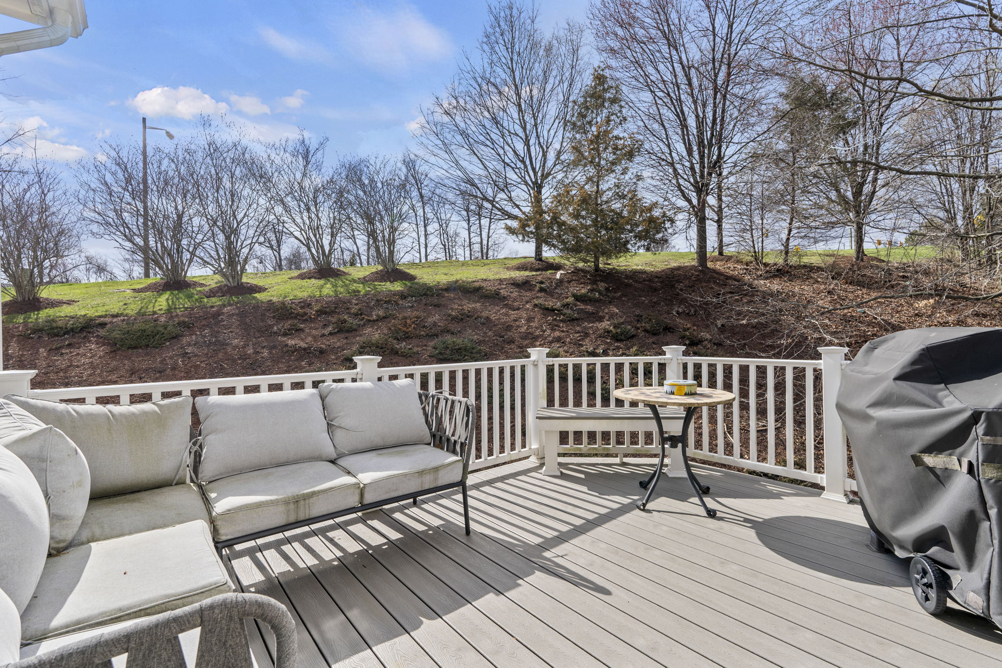 New patio & Trex deck stairs