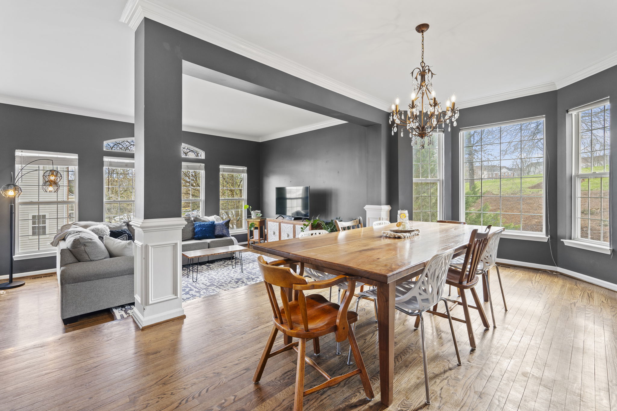 With an abundance of natural light throughout