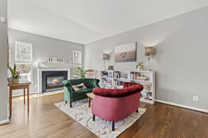 Cozy up by the fireplace