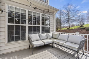 Trex deck w/ stairs