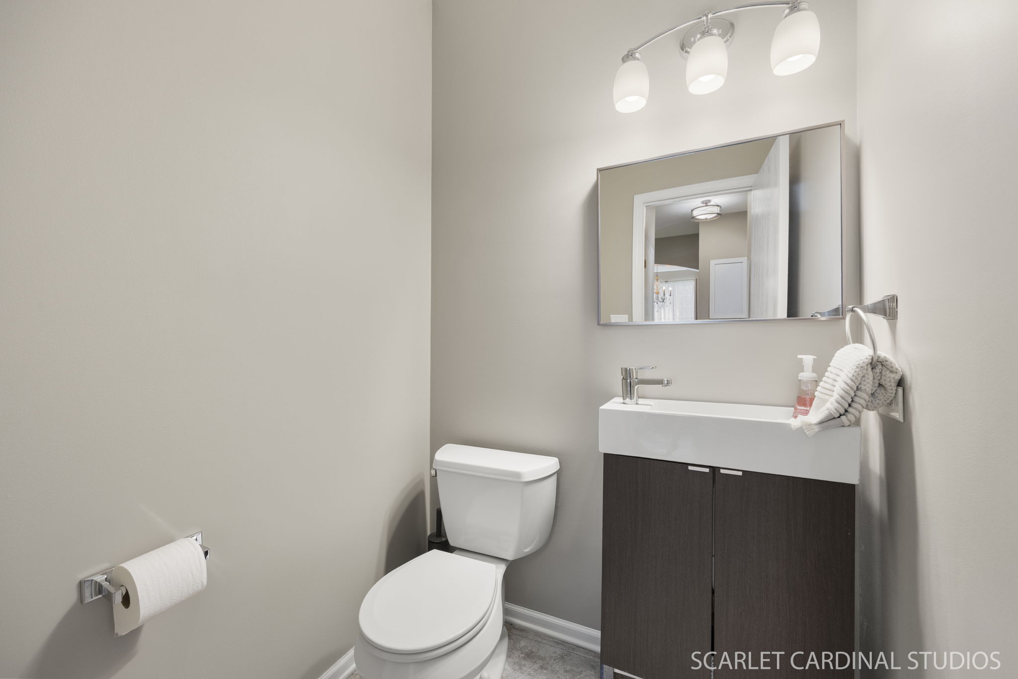 Updated half bath