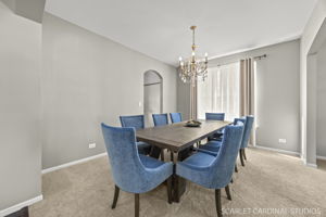Designed for connection, the dining room adjoins the living space to fit every entertaining style and occasion