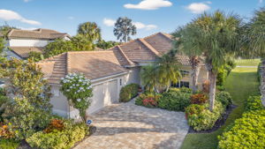 Aerial Front Exterior