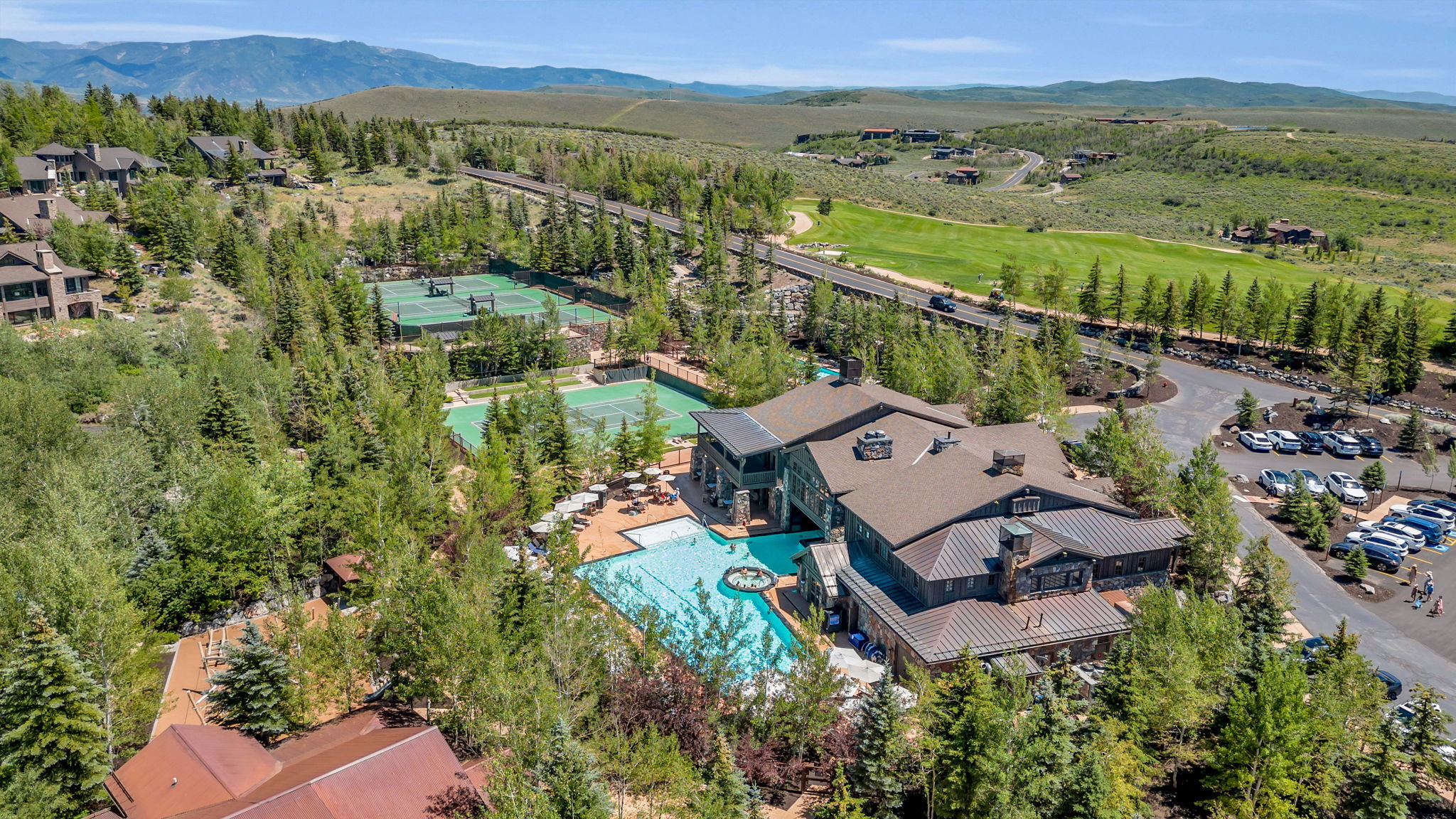 Pools and Tennis courts