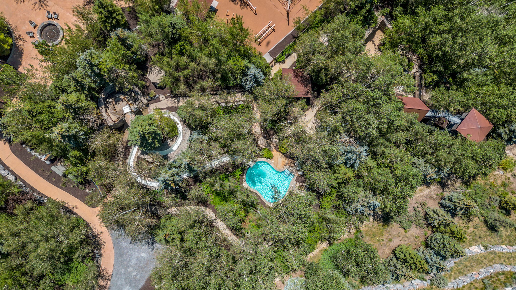 Kid's Adventure Trail and Water Slide