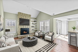 Living Room Virtual Staging