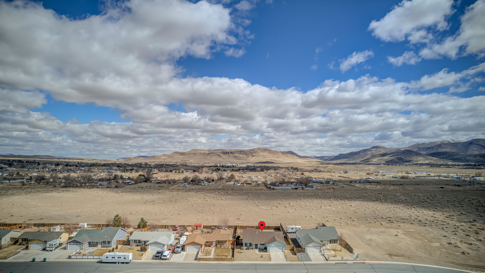 Aerial Front of Property