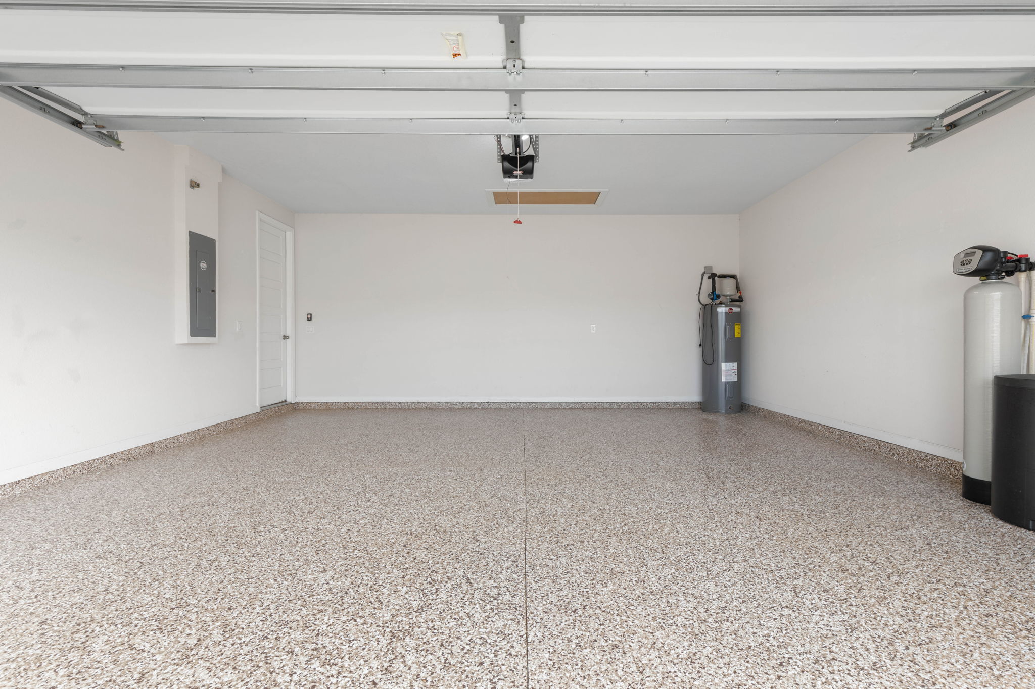 Garage with Epoxy Floor