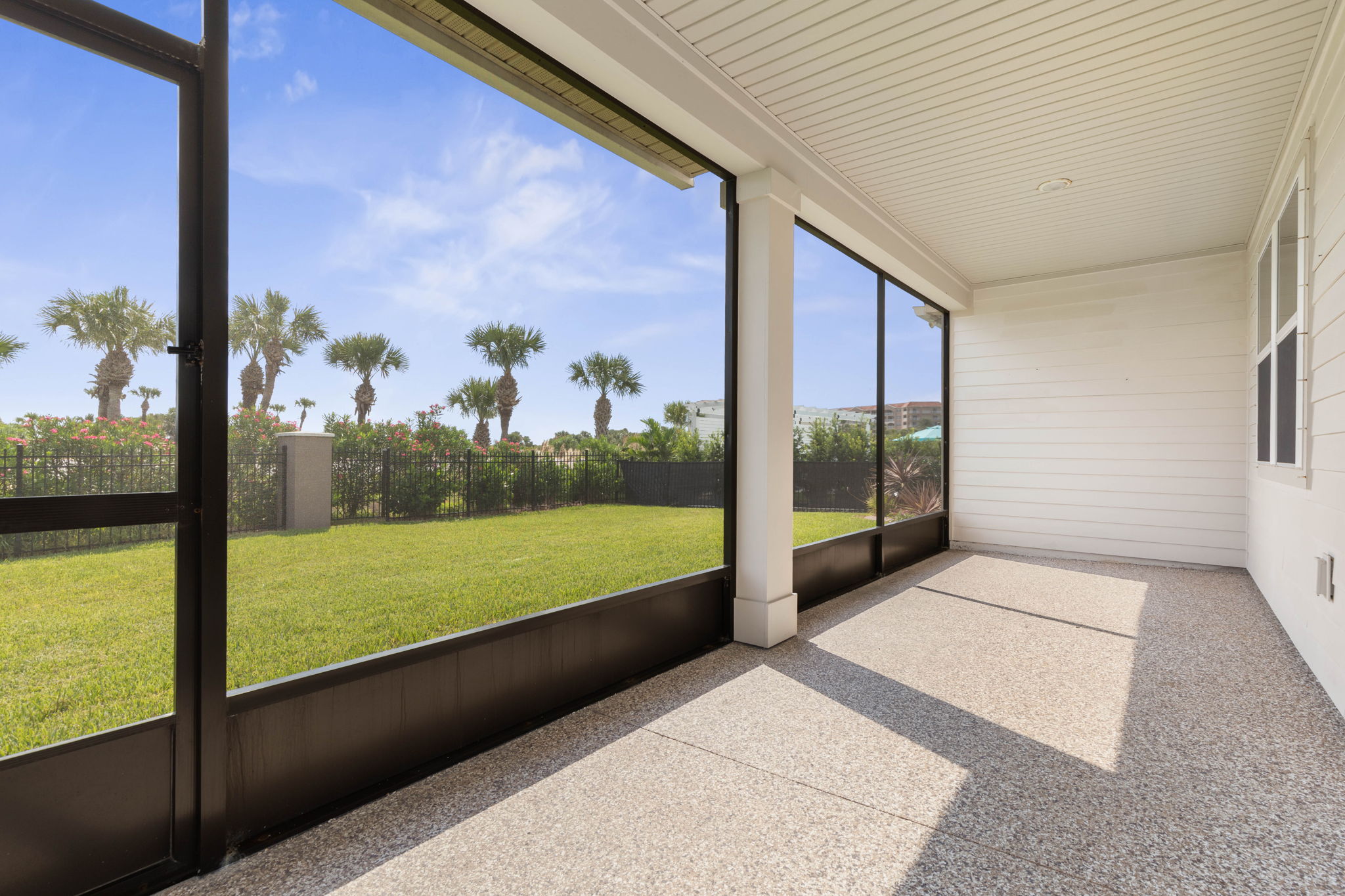 Lanai with Epoxy Floor