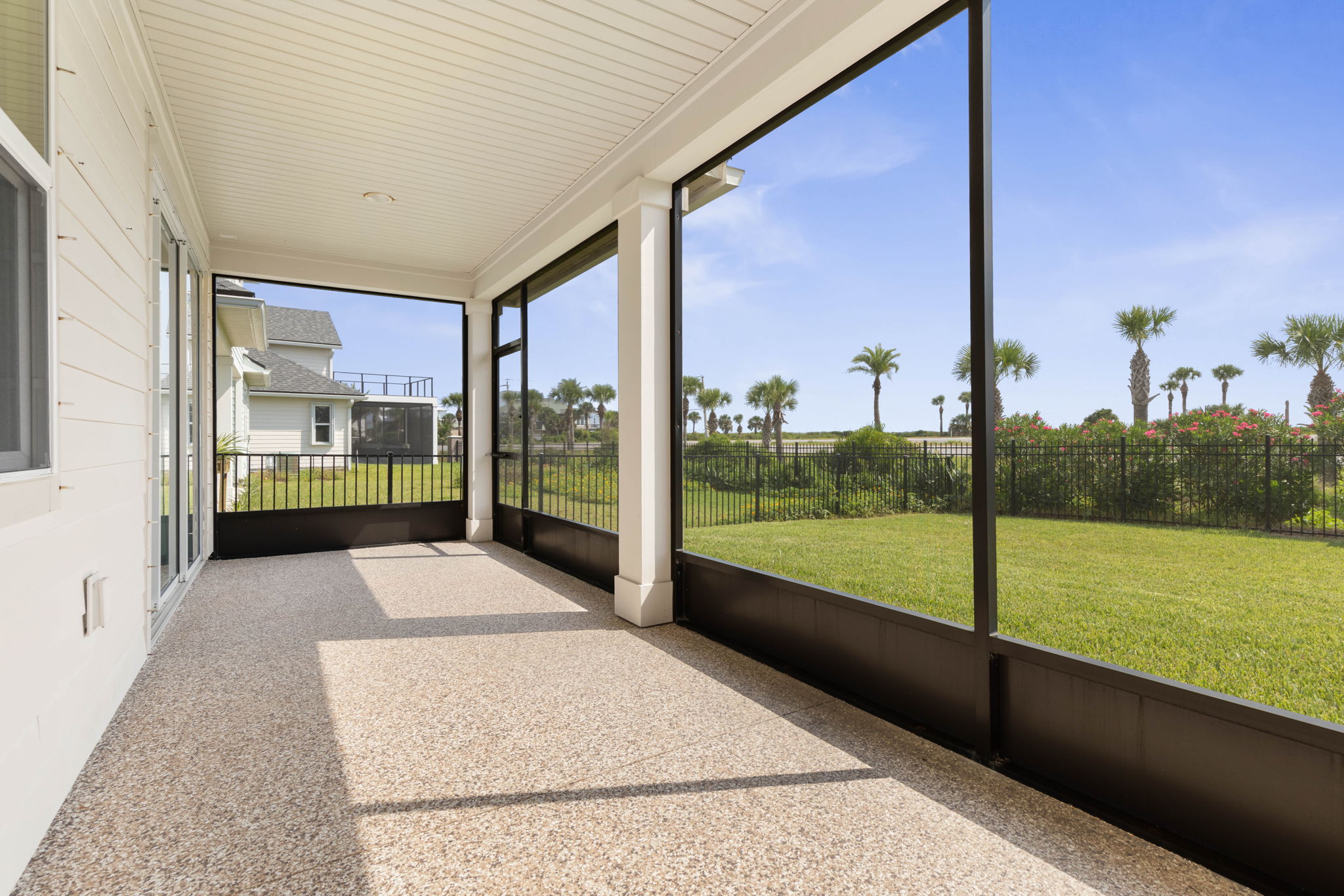 Lanai with Epoxy Floor