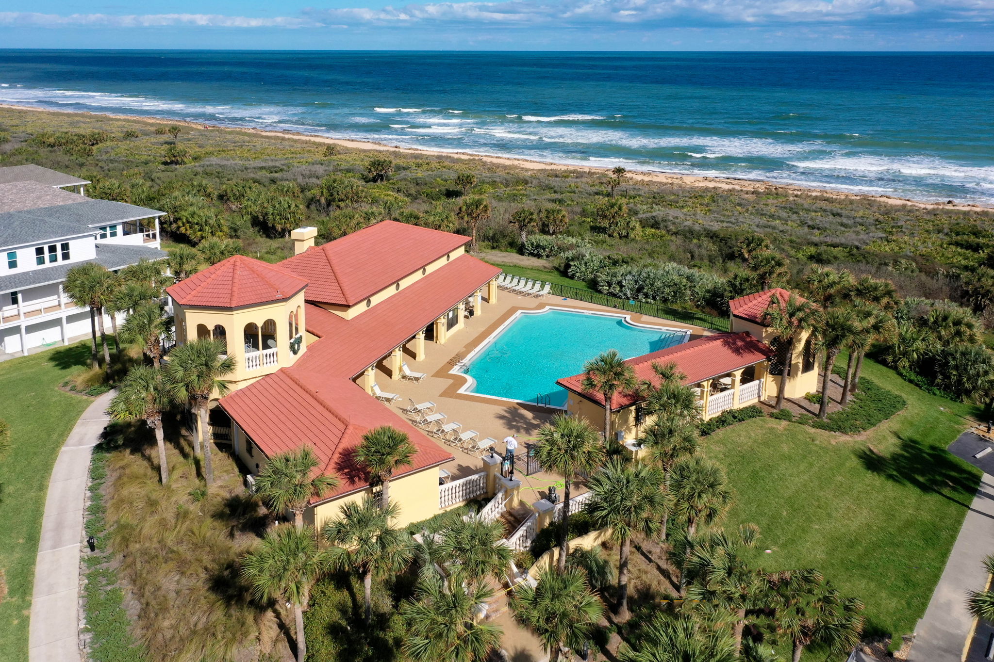 Oceanfront Clubhouse and Pool