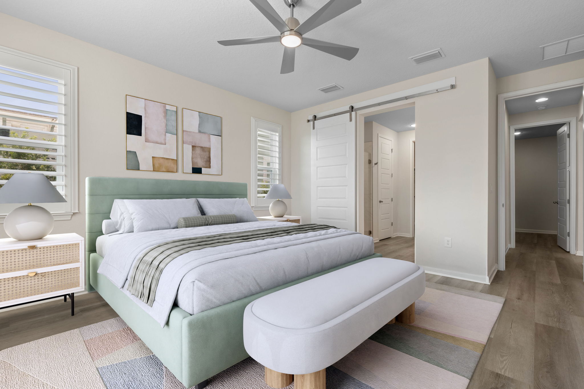 Primary Bedroom-Virtually Staged