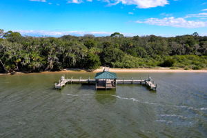 Large Dock on Intracoastal Waterway