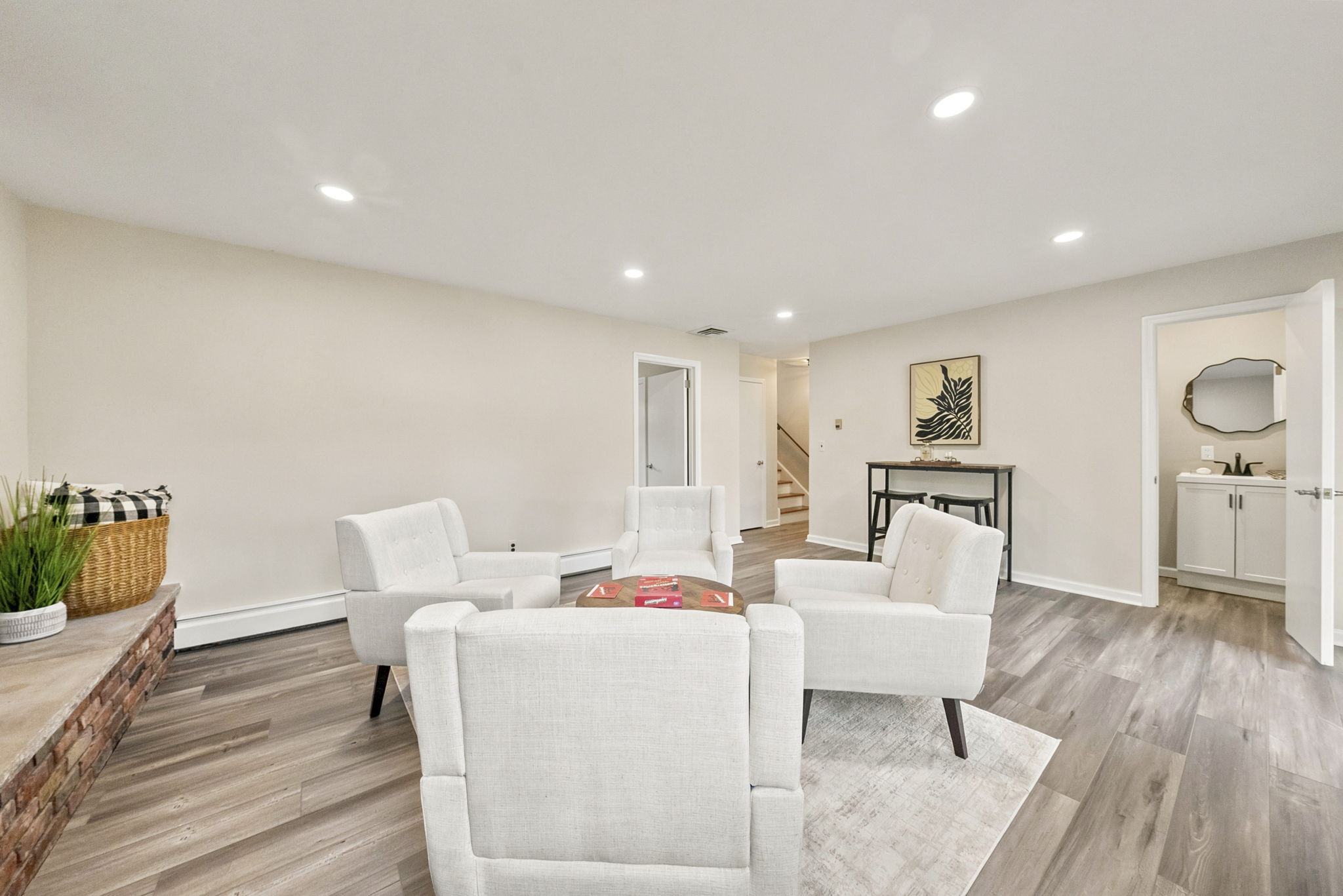 Family Room-Ground Level-Sliders to Patio