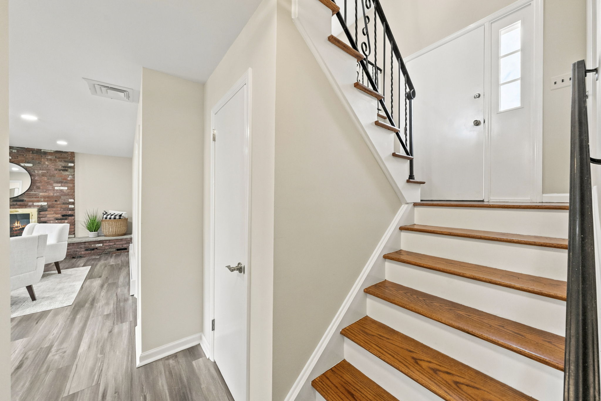 Foyer/Two Staircases