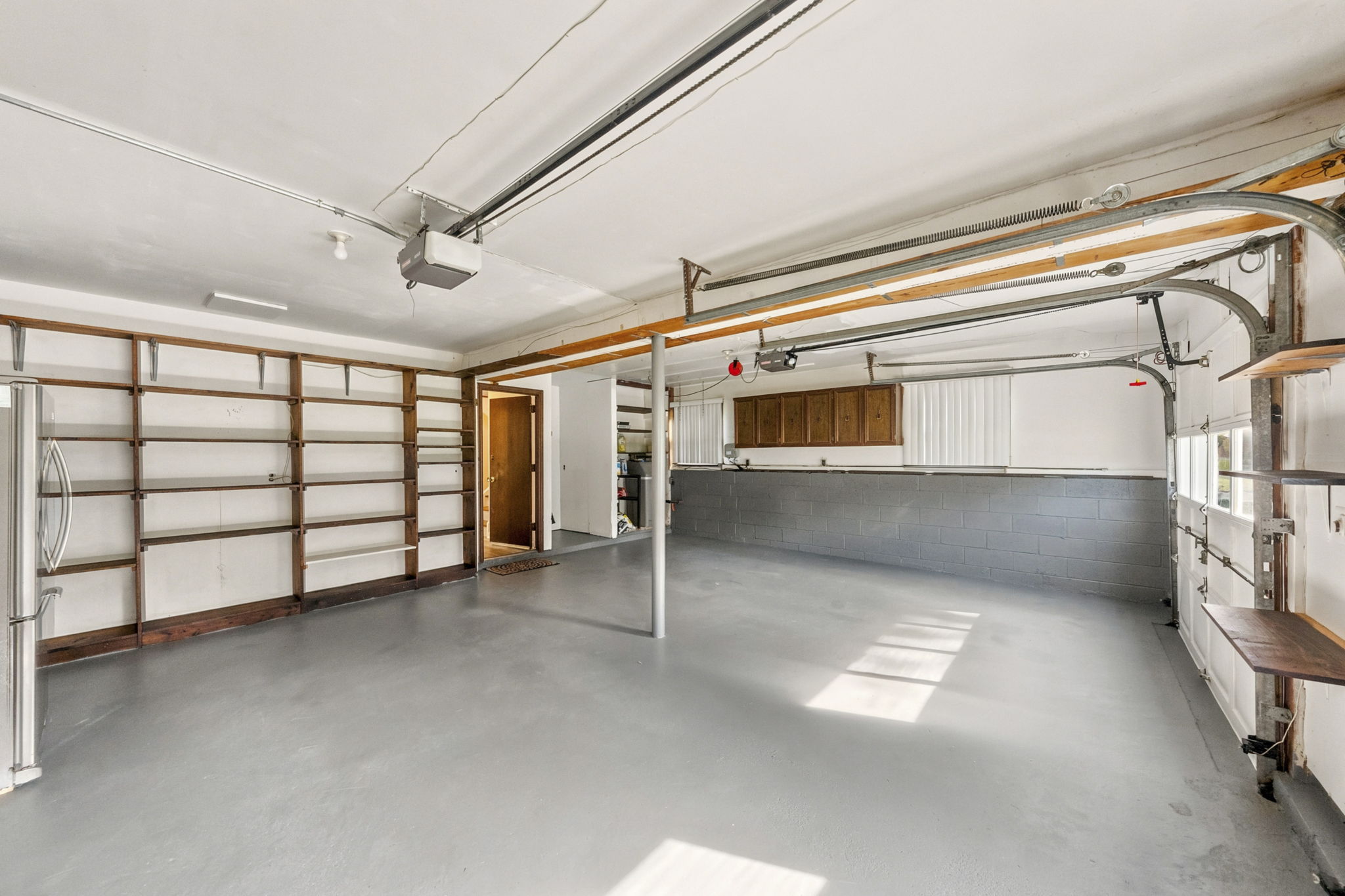 Freshly Painted 2 Car Garage -Ground Level