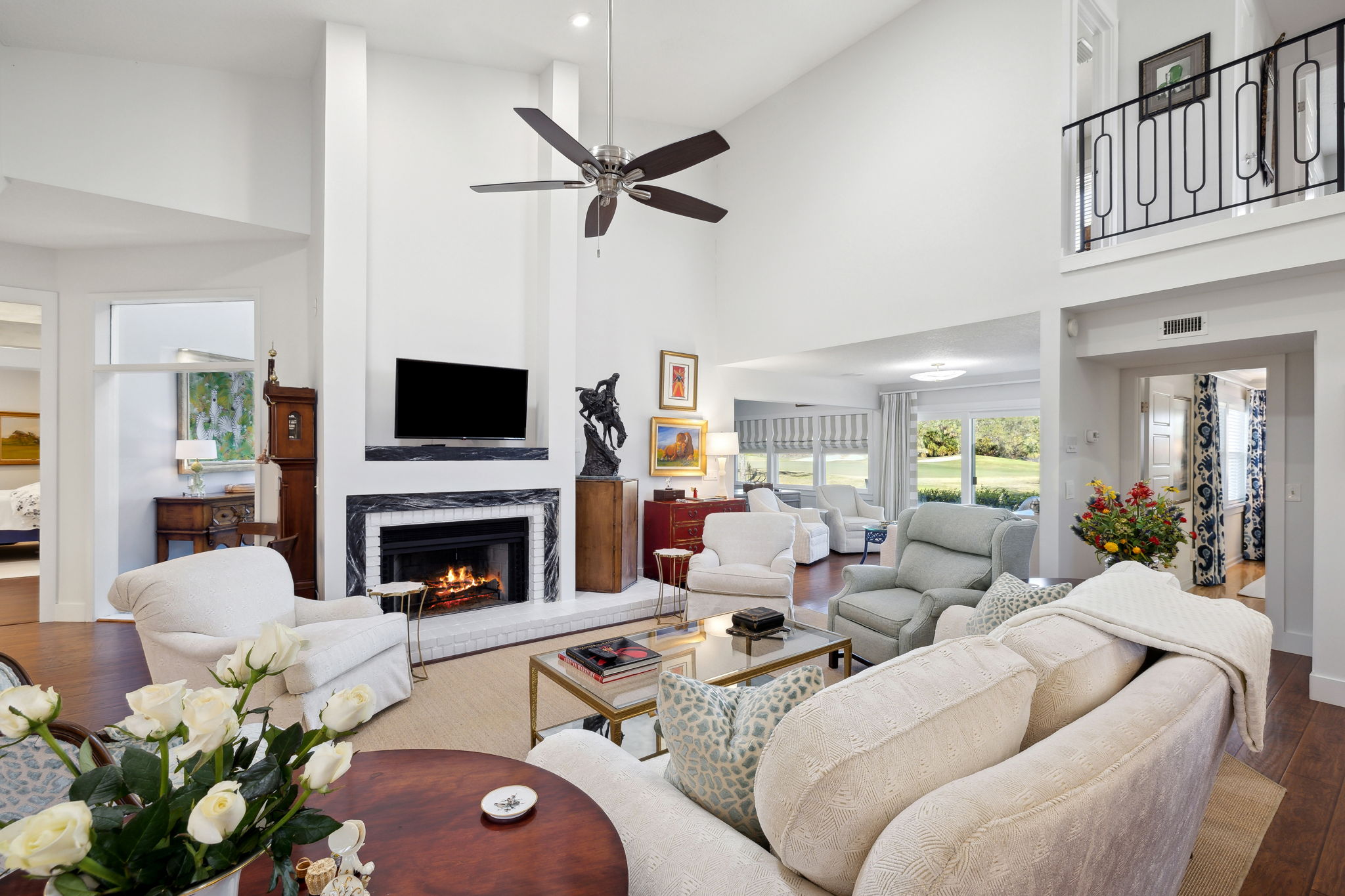 Two Story Great Room