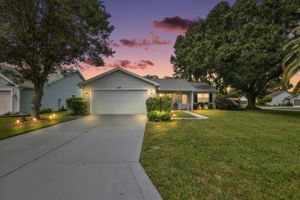 Twilight Front Elevation