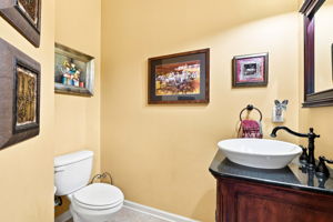 Powder Room on Main Living Area