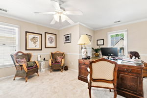 Spacious and Bright the Third Bedroom overlooks the front yard and side yard