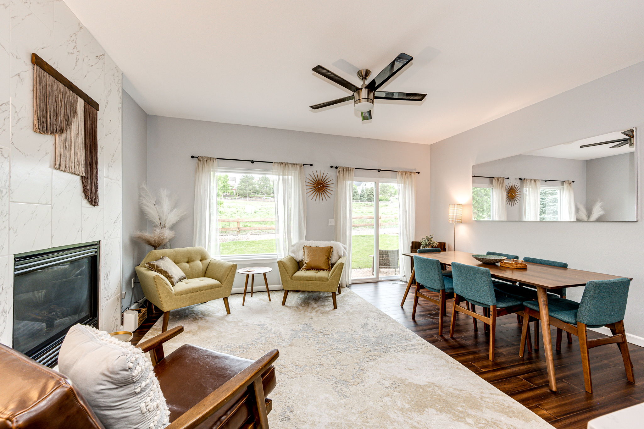Beautiful Family & Dining Rooms