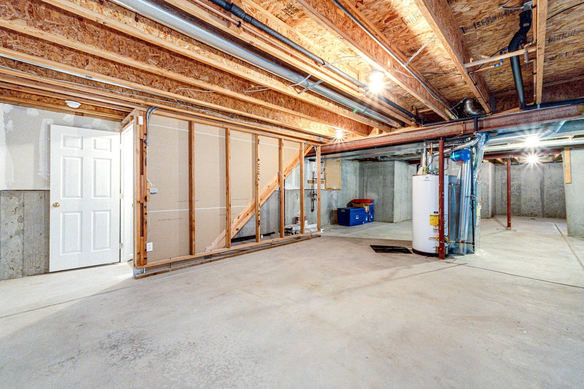Sprawling Unfinished Basement