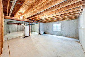 Sprawling Unfinished Basement