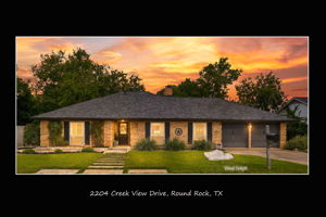 Virtual Twilight of Front of Home